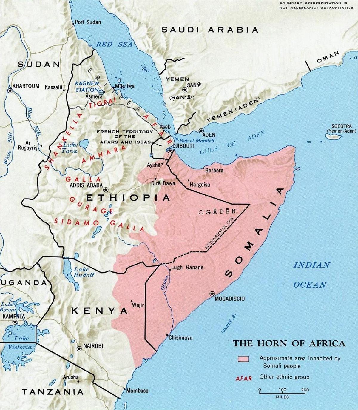 nord-øst i Kenya kart