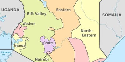 Kenya administrative kart