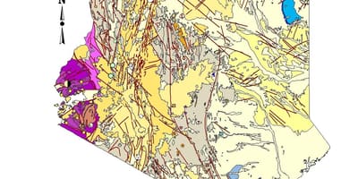 Kart over Kenya mineralske ressurser